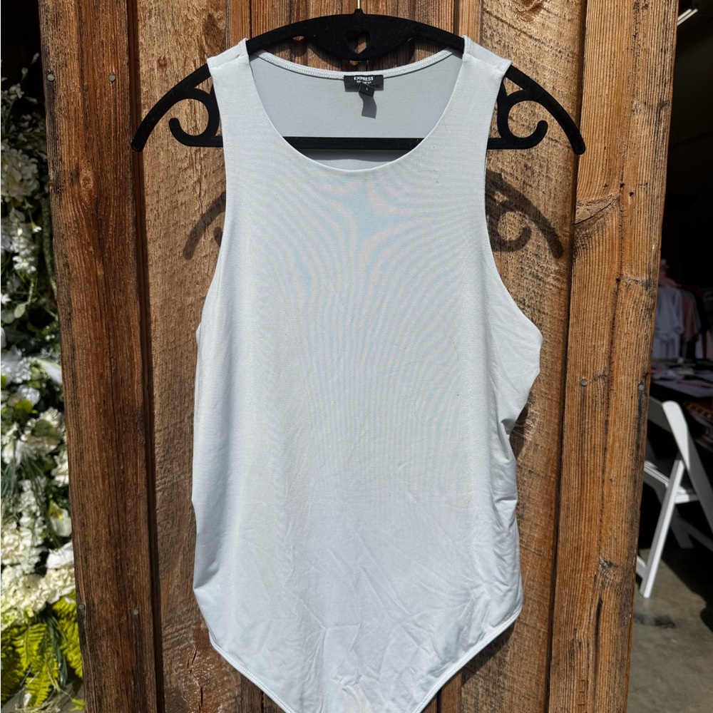 Express Light Blue Tank Top